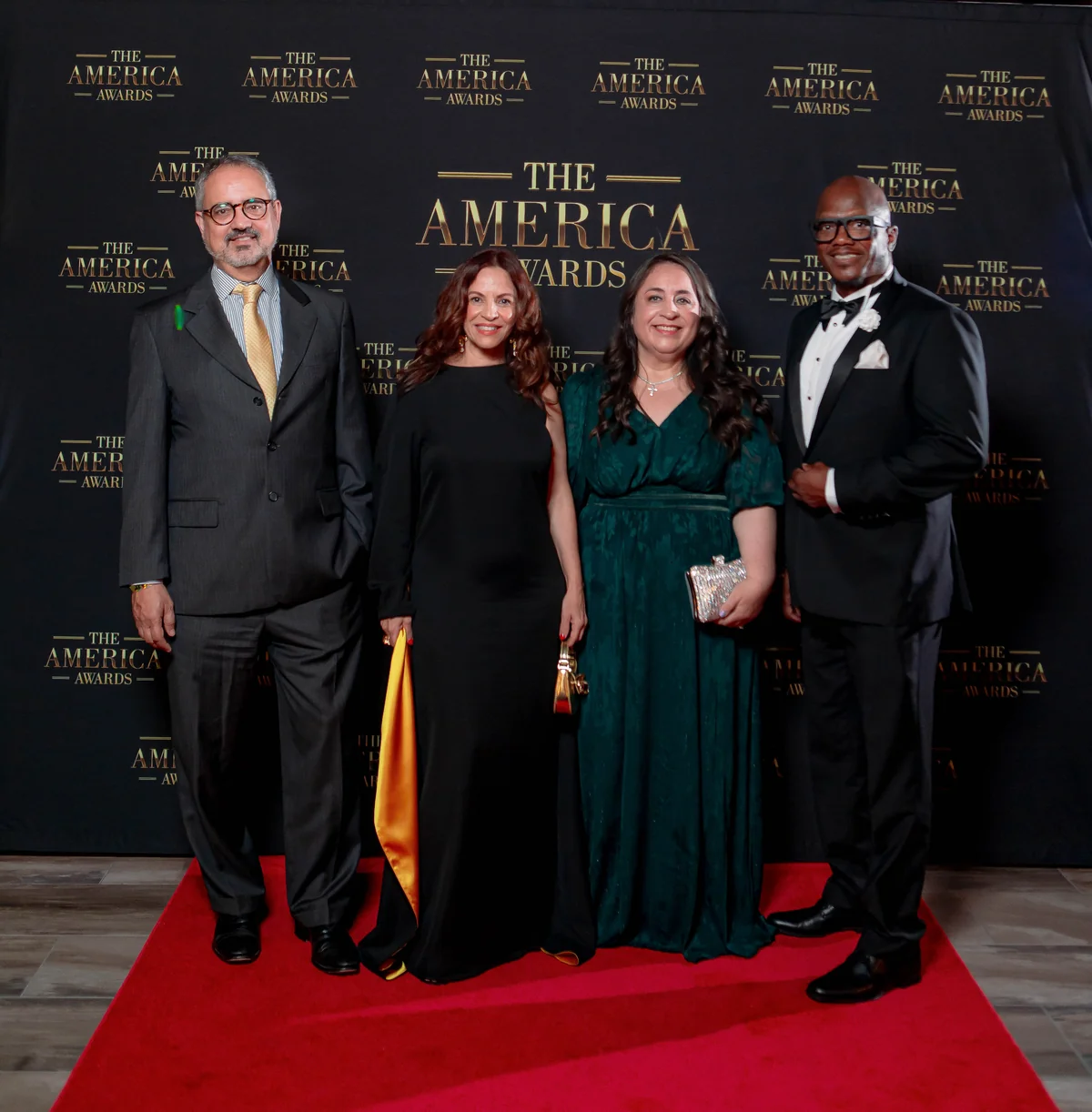 Guests on the red carpet at The America Awards