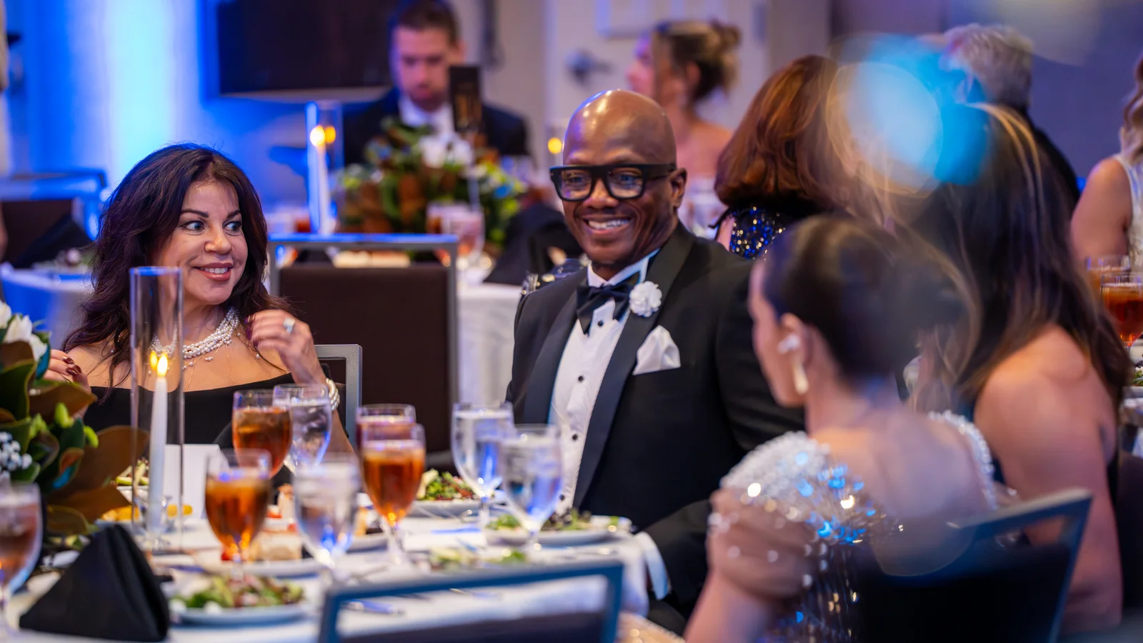 Honorees and guests at the gala dinner during The America Awards ceremony