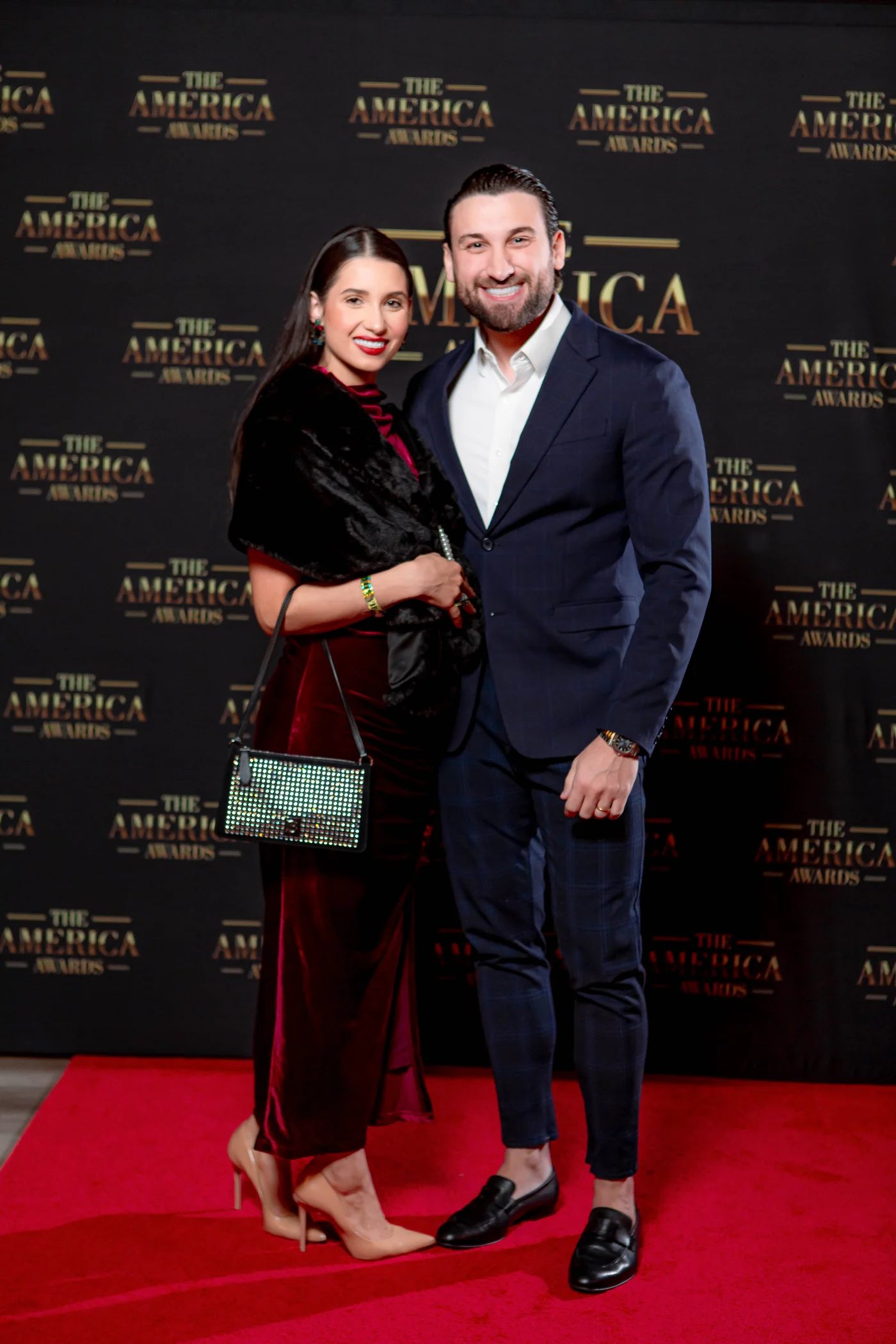 Guests on the red carpet at The America Awards